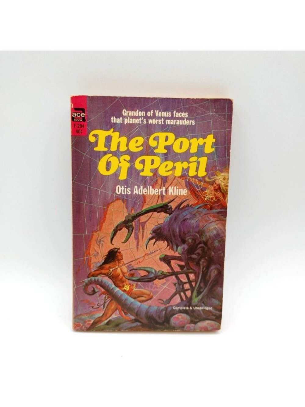 THE PORT OF PERIL by OTIS ADELBERT KLINE ACE 1949 VINTAGE PAPERBACK F-294